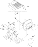 Page D Diagram and Parts List for 13AN772G000 2008 Yard Machines Lawn Tractor